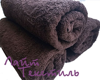 Полотенце 70х140 см Шоколад, без бордюра - 430 г/м2 (Туркменистан)